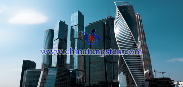 nano tungsten oxide applied for energy-saving glass picture