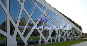 nano yellow tungsten oxide applied for building glass energy saving coating picture