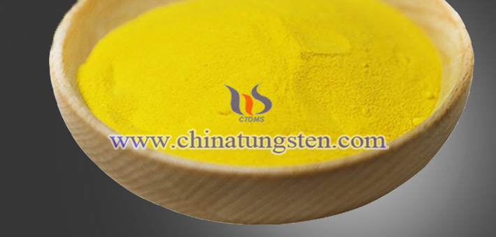 yellow tungsten oxide applied for energy-saving glass image