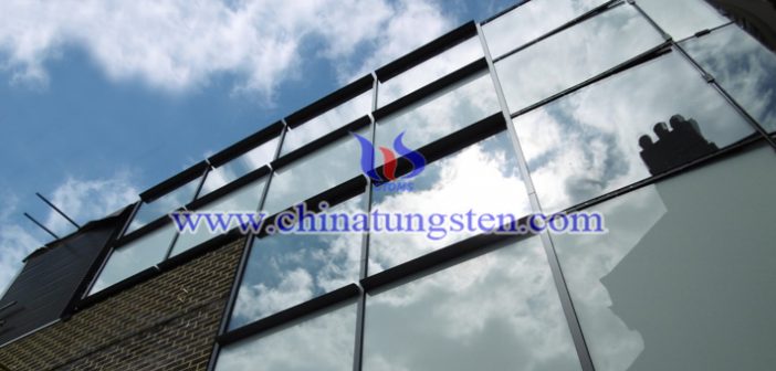 tungsten oxide applied for building glass energy saving coating picture