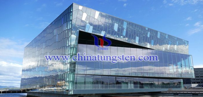 nano yellow tungsten oxide applied for energy-saving glass picture