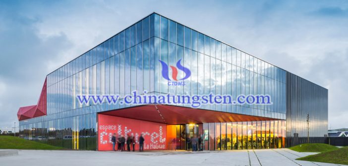 tungsten oxide applied for new energy efficient glass picture