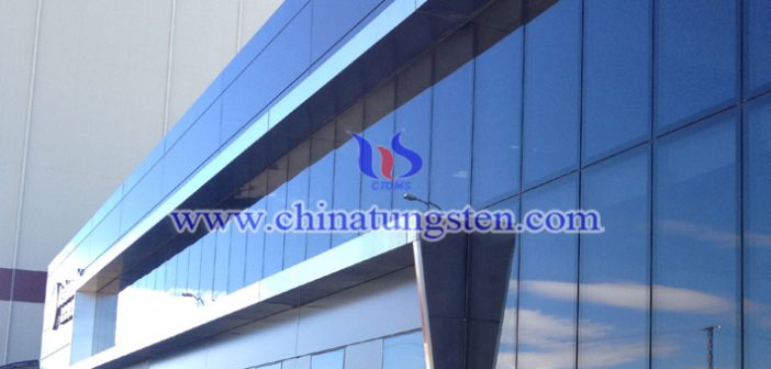 tungsten oxide powder applied for energy saving glass coating picture