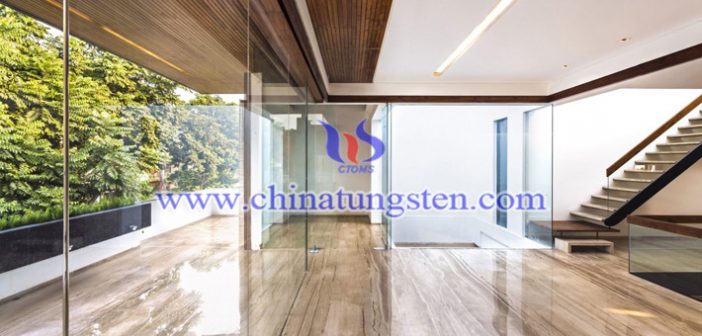tungsten trioxide applied for new energy efficient glass picture