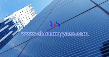 tungsten trioxide applied for transparent glass heat insulation coating picture