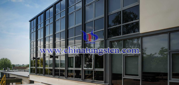 tungsten oxide applied for energy-saving glass picture