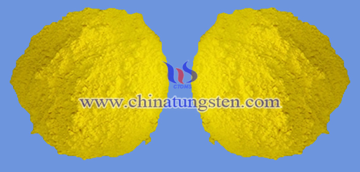 yellow tungsten oxide applied for transparent glass heat insulation coating image