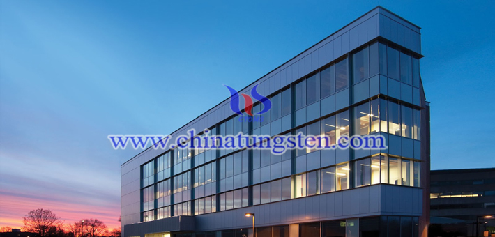 yellow tungsten oxide nanopowder applied for building glass energy saving coating picture