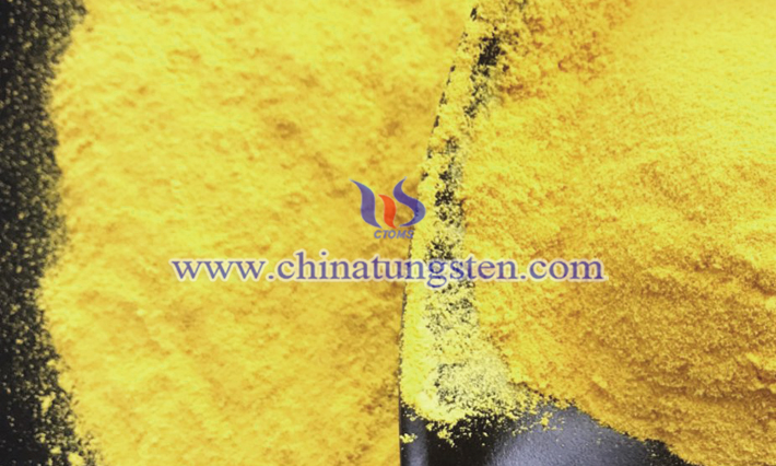 yellow tungsten oxide powder applied for energy-saving glass image