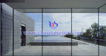 yellow tungsten oxide powder applied for energy-saving glass picture