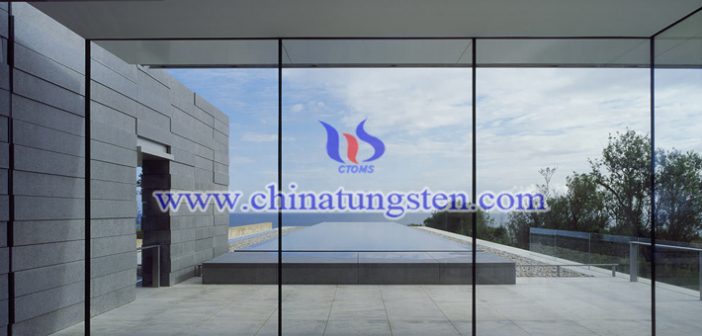 yellow tungsten oxide powder applied for energy-saving glass picture