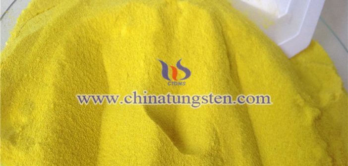 WO3 nanopowder applied for transparent heat insulation glass coating image