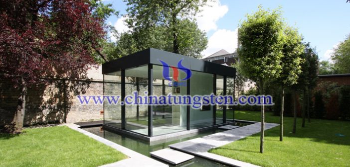 nano tungsten trioxide applied for transparent heat insulation glass picture