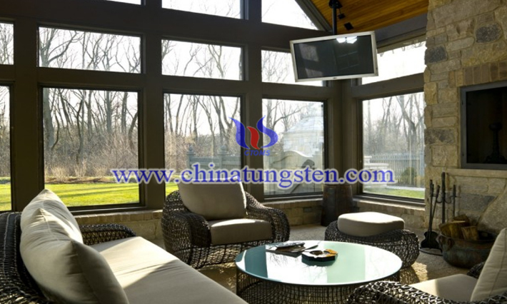 yellow tungsten oxide applied for heat-insulation glass coating picture