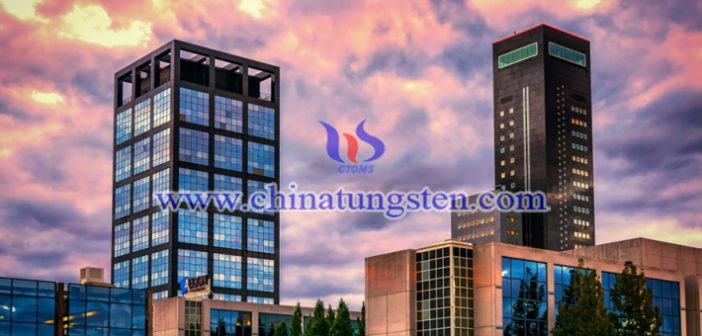 yellow tungsten oxide nanopowder applied for new energy efficient glass picture