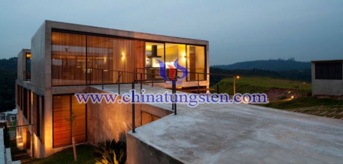 WO3 nanoparticles applied for heat-insulation glass coating picture