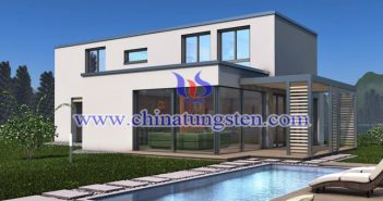 violet tungsten oxide nanopowder applied for building glass thermal insulation coating picture