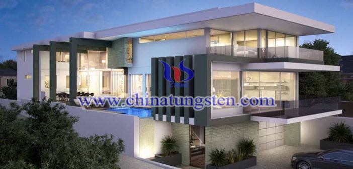 violet tungsten oxide nanopowder applied for glass thermal insulation coating picture