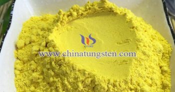 tungsten oxide nanoparticles applied for nano-ceramic dispersion solution image