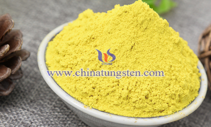 yellow tungsten oxide applied for electrochromic smart glass image