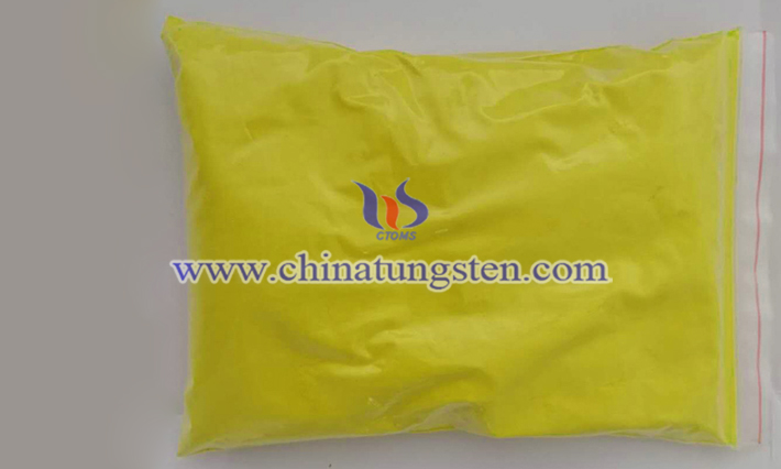 yellow tungsten oxide nanopowder applied for electrochromic glass image
