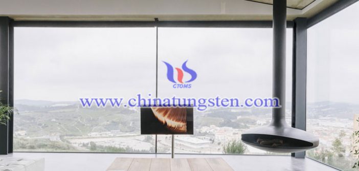 tungsten trioxide applied for French window thermal insulating glass coating picture