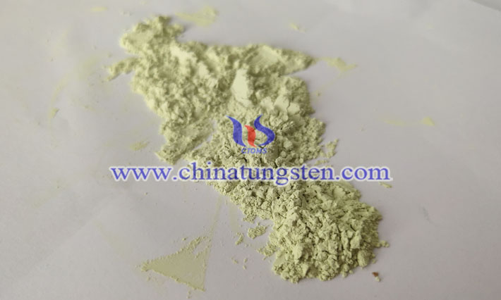 yellow tungsten oxide applied for cement-based absorbing material image