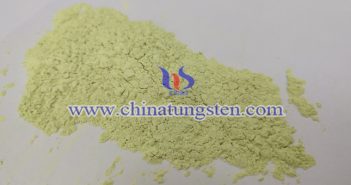 Yellow Tungsten Oxide Applied for Photocatalyst yellow tungsten oxide applied for photocatalyst picture