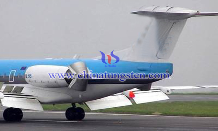 tungsten alloy aircraft brake pads