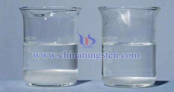 偏鎢酸銨溶解度 偏鎢酸銨溶解于水中圖片