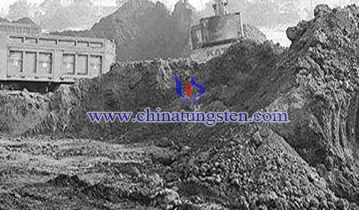 鎢礦開采圖片